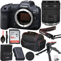 Canon EOSize R5 Mirrorless Camera with RF 24-105mm f/4-7.1 ISize SizeTM Lens + 64GB Memory Card + Tripod + Case & More