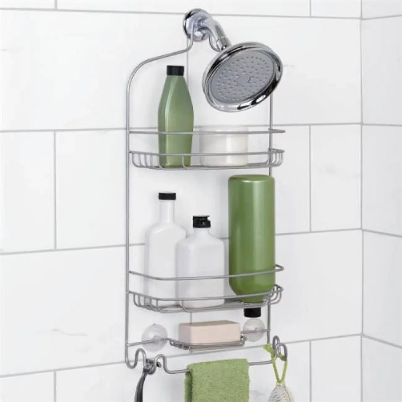 Two Tier OTSize Sizehower Caddy, Brushed Nickel