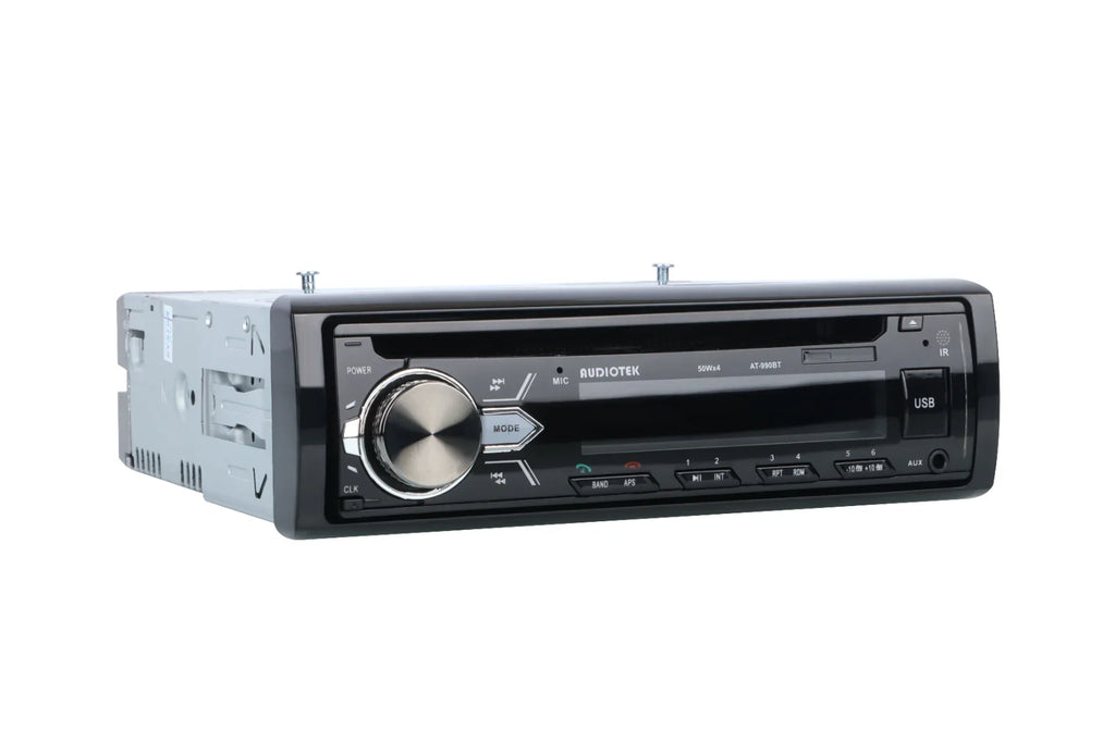 4X Pioneer 6.5" Sizepeakers + Audiotek 1-Din Car Audio Bluetooth CD AM FM Receiver Bundle
