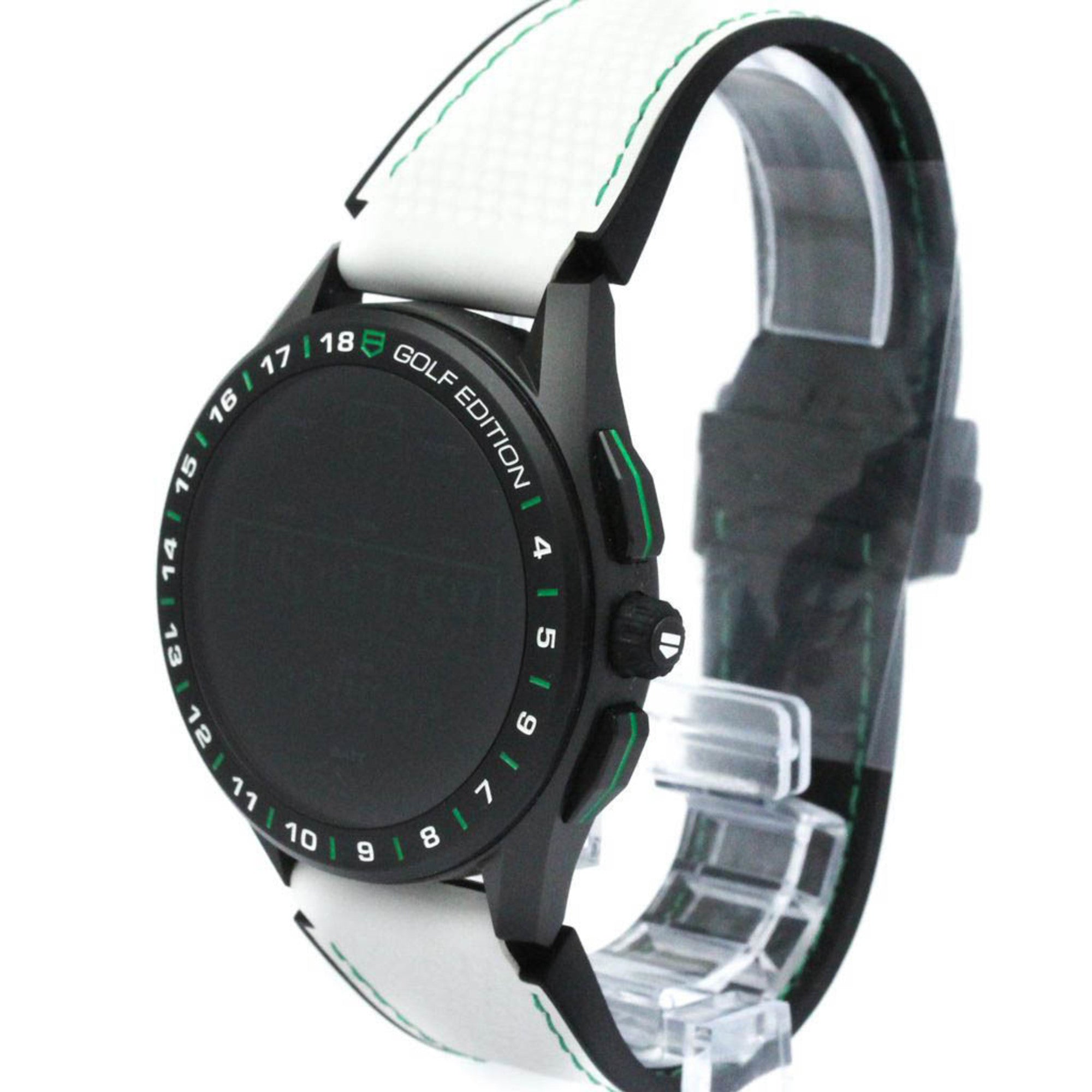 Pre-Owned Never Used TAG HEUER Connected Modular Golf Edition Mens Watch SizeBG8A82 BF571257 (Like New)