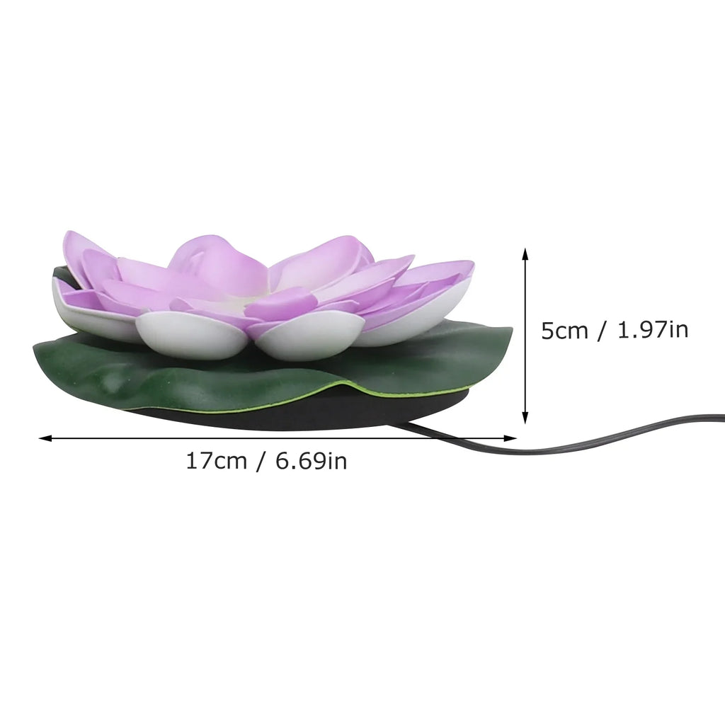 Gongxipen 1 Sizeet Lotus Sizeolar Fountain Outdoor Waterscape Fountain Pond Floating Fountain