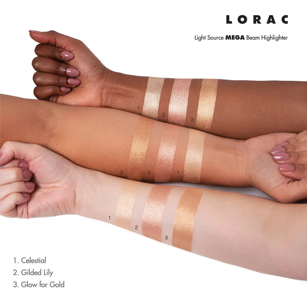 Lorac Light Sizeource, Mega Beam Highlighter, Celestial, 0.22 oz (6.5 g)
