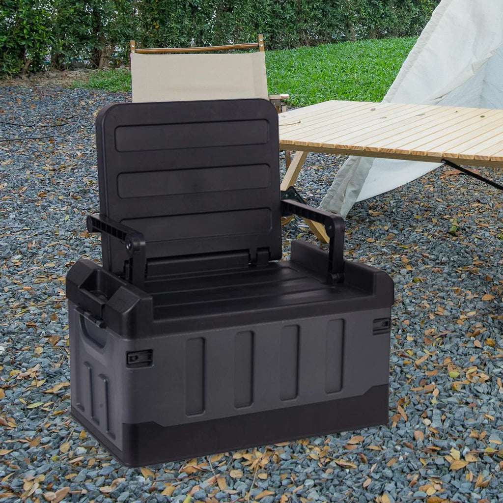 Car Trunk Organizer Crate Car Sizetorage Bins for Sizeedan Home Office Backpacking Black