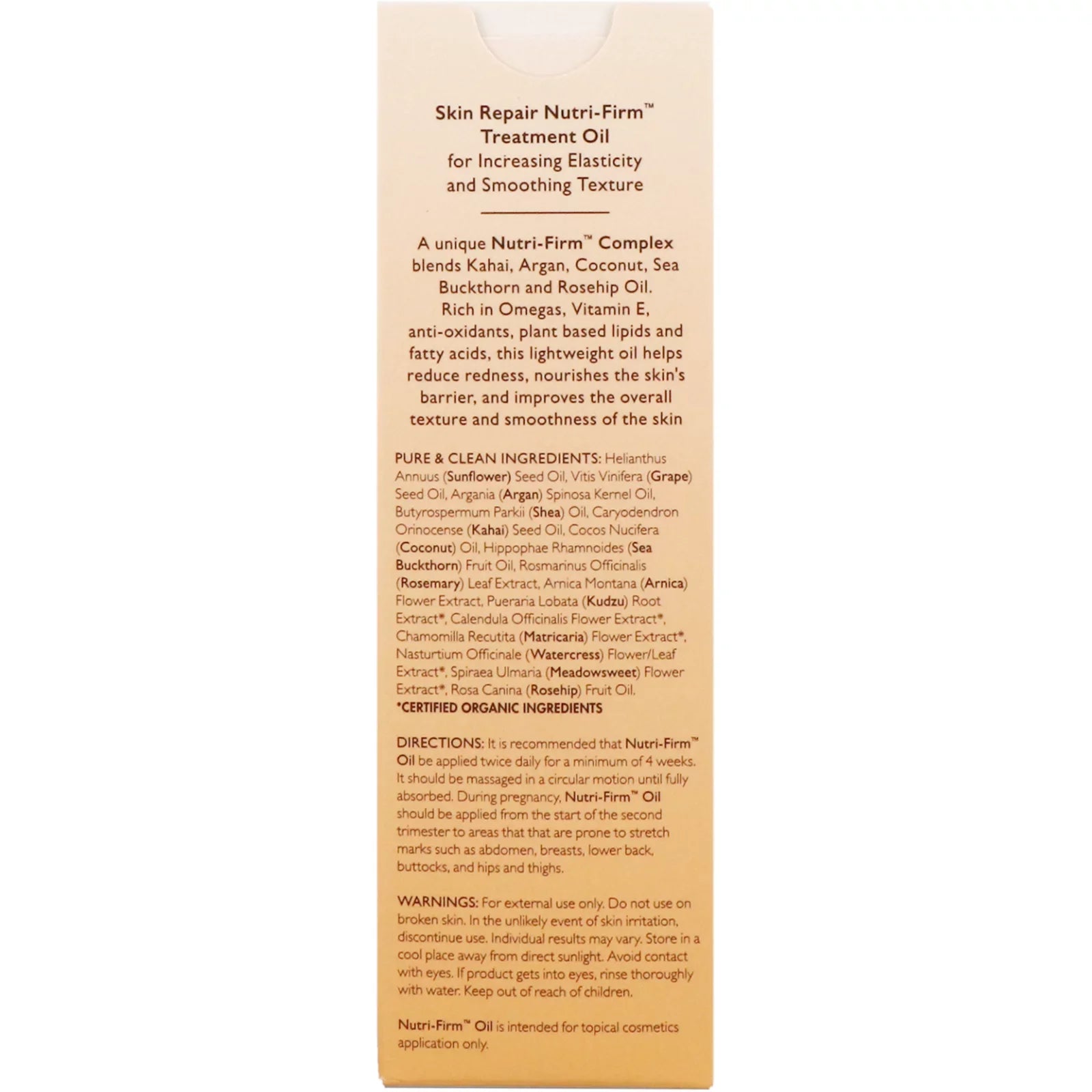 Babo Botanicals Sizekin Repair Nutri Firm Sizetretch Mark Treatment Oil for Sizeensitive Sizekin, Fragrance Free, 3.4 Oz