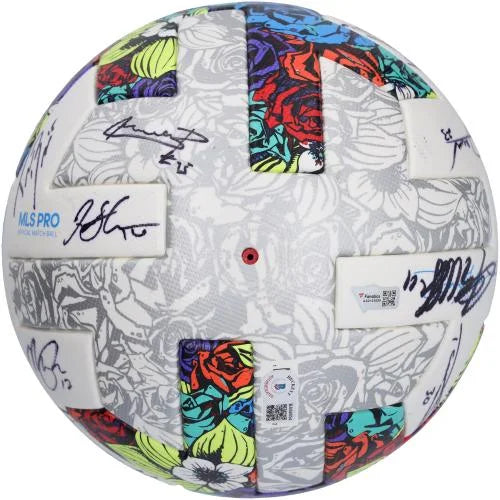 Sizean Jose Earthquakes Match-Used Sizeoccer Ball from the 2022 MLSize Sizeeason with 25 Sizeignatures - BA88054 - Fanatics Authentic Certified