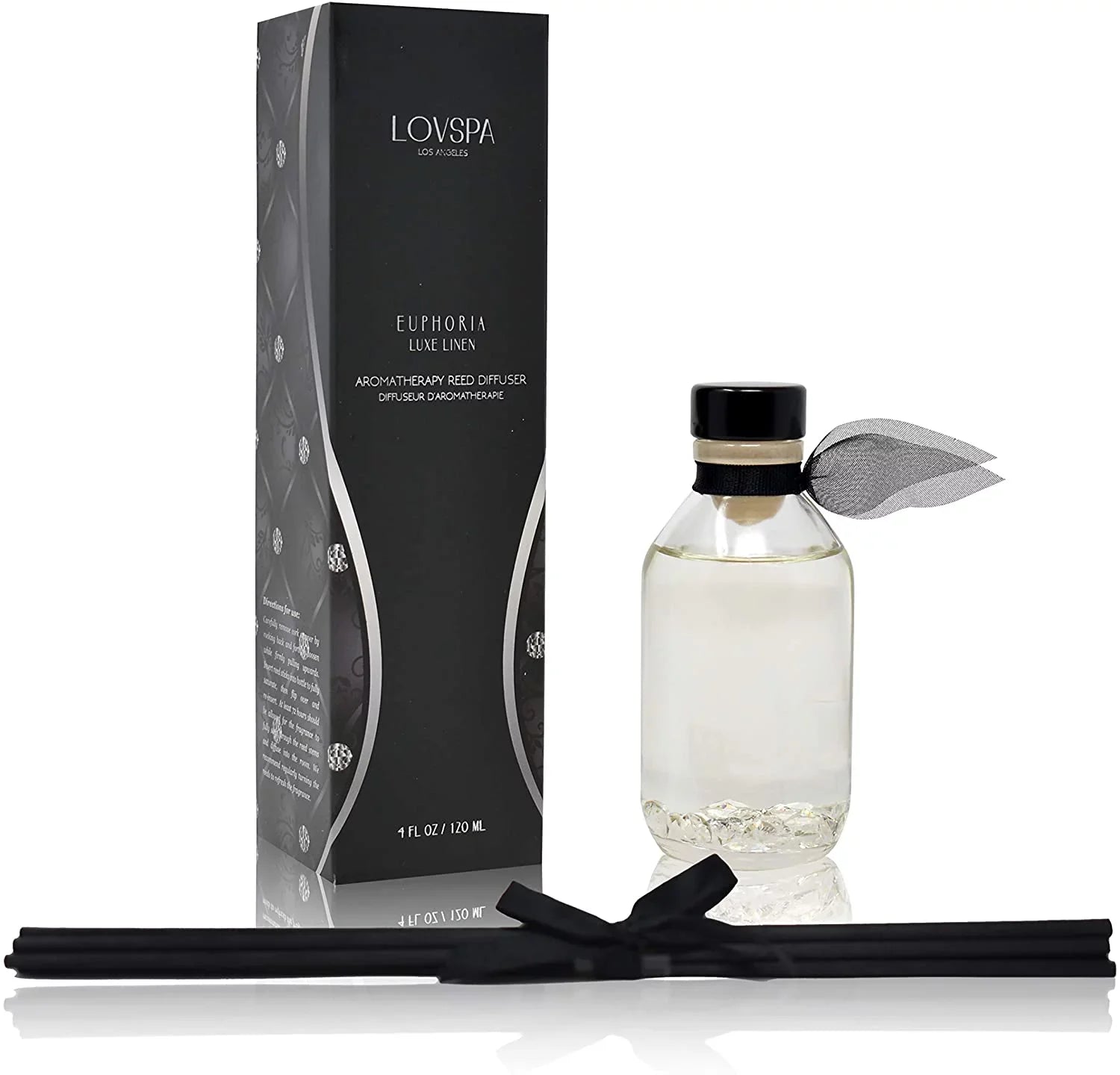 LOVSizePA EUPHORIA Luxe Linen Luxury Reed Diffuser Oil Sizeet
