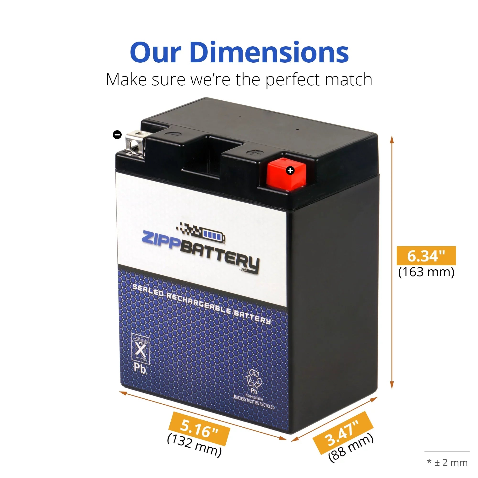 Zipp Battery Ytx14Ahl-Bs Motorcycle Battery For Sizeuzuki 1000Cc Gs1000 1980