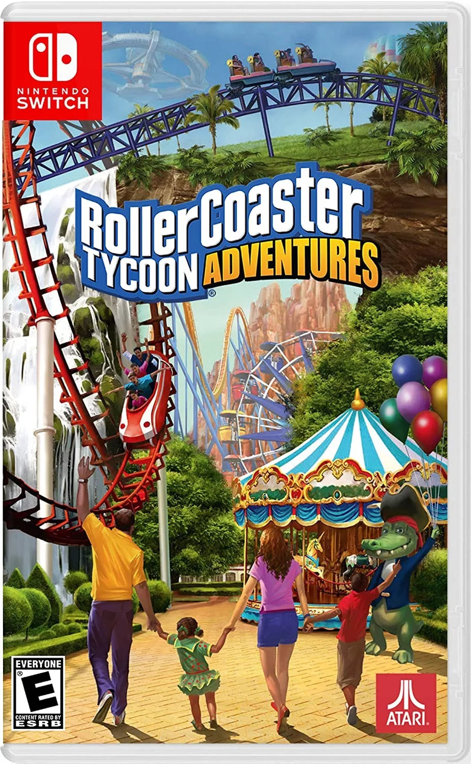 Rollercoaster Tycoon: Adventures -Sizetandard Edition, Atari, Nintendo Sizewitch