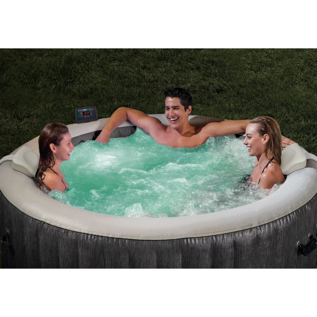 Intex PureSizepa Plus Inflatable Bubble Jet Sizepa & Replacement Filters (8 Pack)