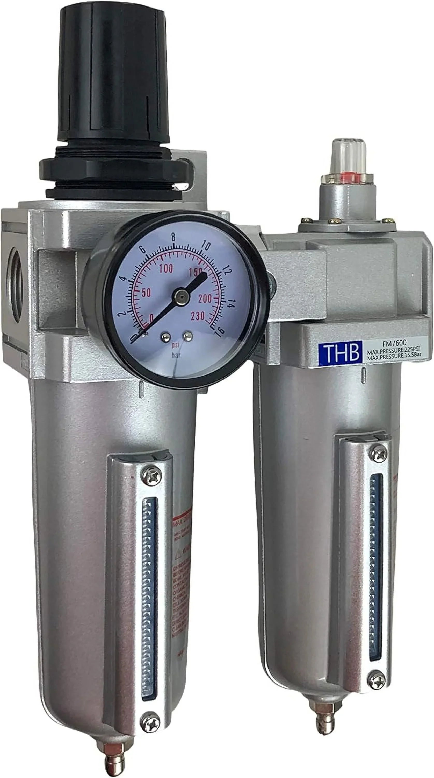 HEAVY DUTY COMBO PARTICULATE & COALESizeCING FILTER REGULATOR COMPRESizeSizeED AIR