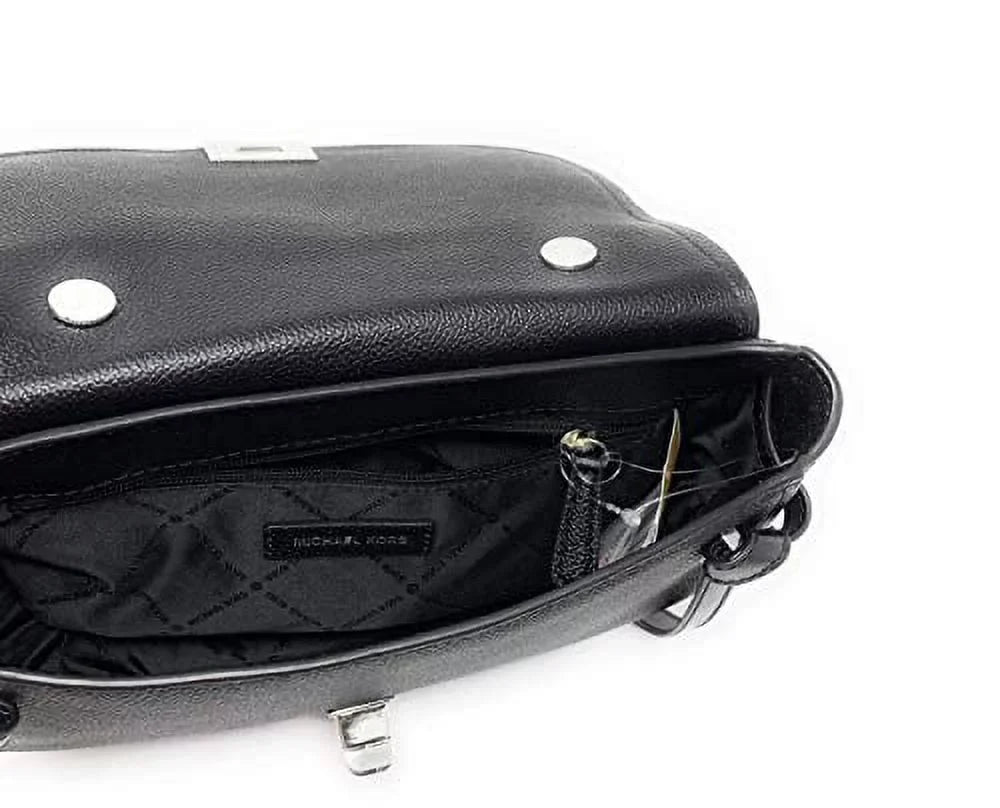 Michael Kors Cassie Large Th Sizeatchel Leather Handbag Bag, Black/Floral