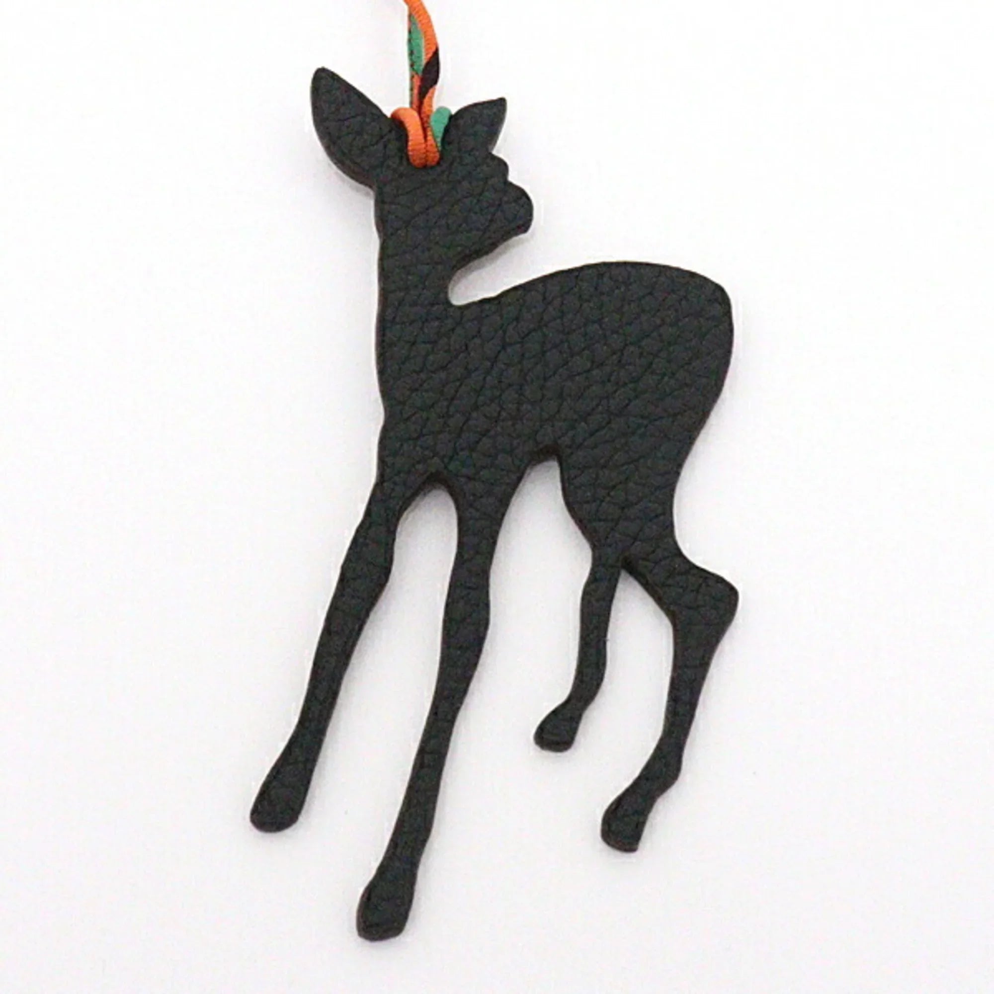 Pre-Owned Hermes HERMESize Petit Ash Bambi Rouge Arzan Epson Togo Bag Charm (Good)