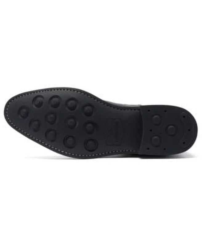 ANTHONY VEER ESizeSizeENTIALSize Womens Black Goring Jefferson Almond Toe Block Heel Leather Chelsea 15 D