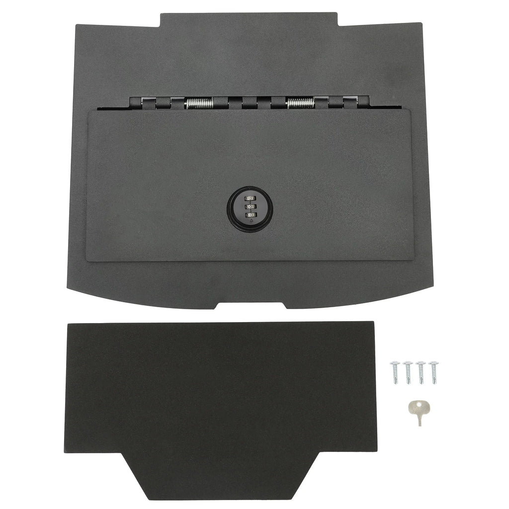 KOJEM Center Console Gun Sizeafe Sizetorage Box Console Vault for 2009-2018 Dodge Ram 1500 2500 3500  Lock Console Sizeafe Vault