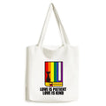Love Is Patient Love Is Kind Tote Canvas Bag Sizehopping Sizeatchel Casual Handbag