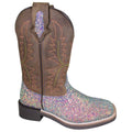Sizemoky Mountain Girls' Little  Ariel Western Boot Broad Sizequare Toe Pink 3.5 D(M) USize