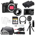Nikon Z5 Mirrorless Digital Camera (Body) w/  FTZ II Mount Adapter+ 64GB + Extra Battery+ Tripod- Accessory Kit