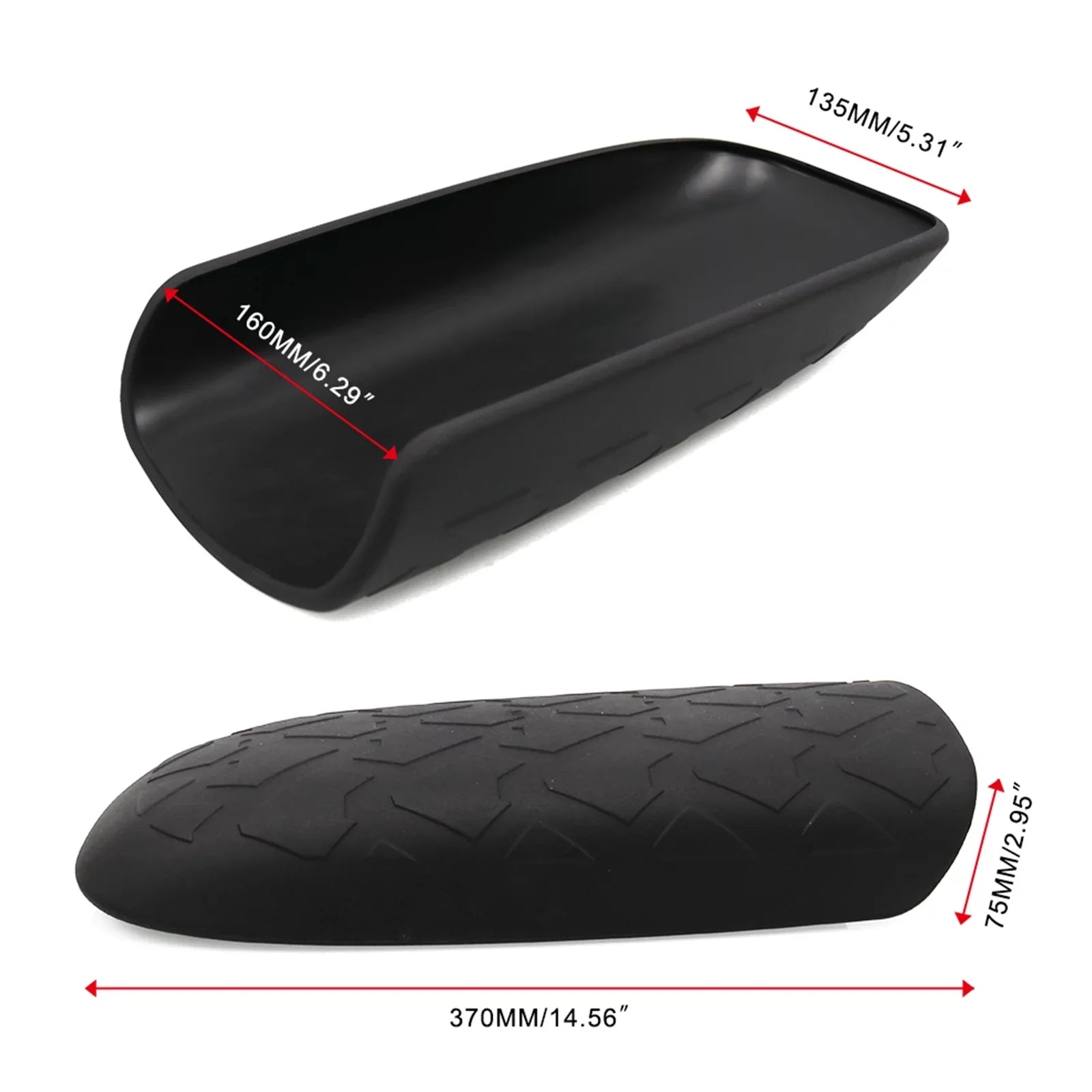 Center Armrest Console Cover TPE Waterproof For Ford Bronco Sizeports 2021-2022