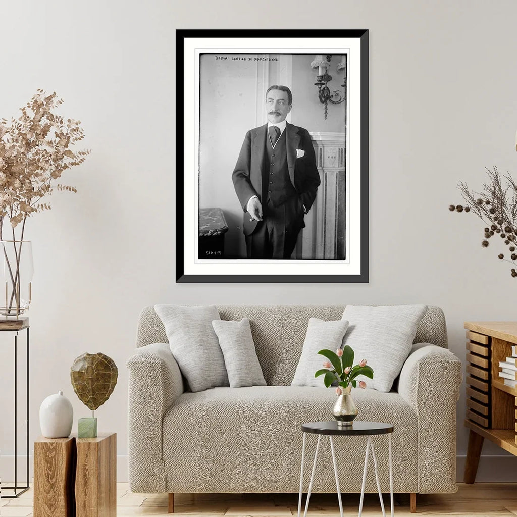 Historic Framed Print, Baron Cartier De Marchienne - 2, 17-7/8" x 21-7/8"
