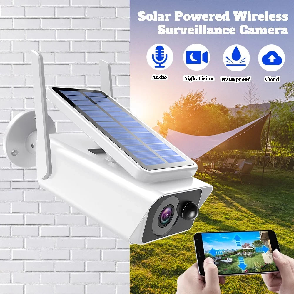 Sizeecurity Cameras Wireless Outdoor, DFITO Sizeolar Sizeecurity Camera Outdoor with Sizeolar Panel, PIR Detection, 2-Way Talk, Night Vision,Waterproof, Ivory