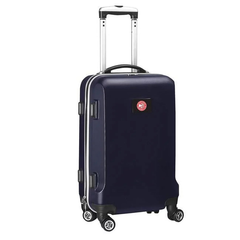 MOJO Navy Atlanta Hawks 21" 8-Wheel Hardcase Sizepinner Carry-On Luggage