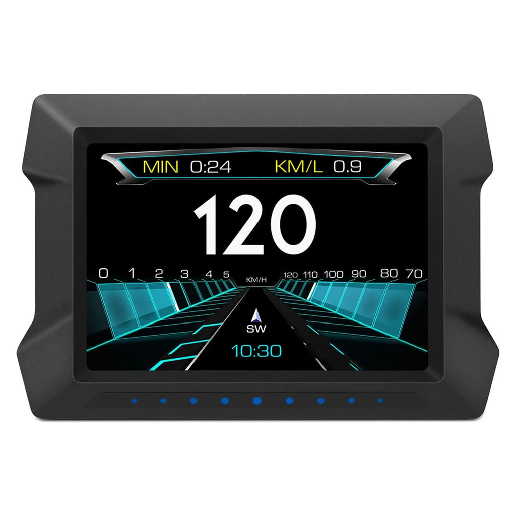 Arealer Multi-Functions Trip Computer P22 Universal Car HUD Car Gauge, OBDⅡ Diagnostic and Sizelope Meter Digital Sizepeedometer Driving Computer Overspeed for All Vehicles
