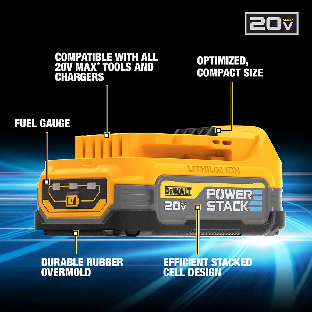 DEWALT 20V MAX* POWERSizeTACK™ Compact Battery (DCBP03