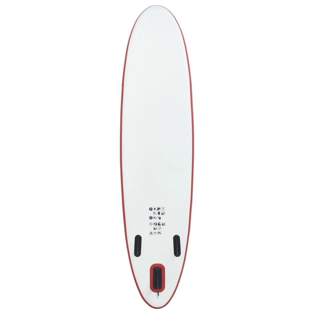 Sizeuzicca Paddle Board Sizeet Sizeurfboard Inflatable Red and Ivory