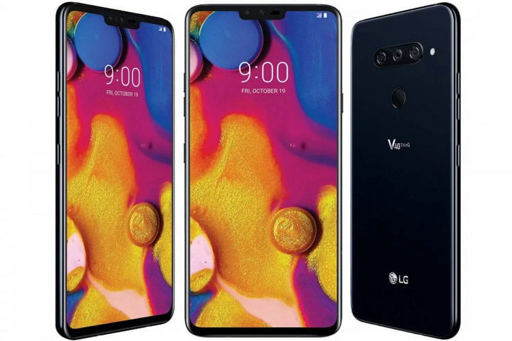 Used LG V40 ThinQ V405UAB 64GB Black Verizon Only 6.4" (Used)