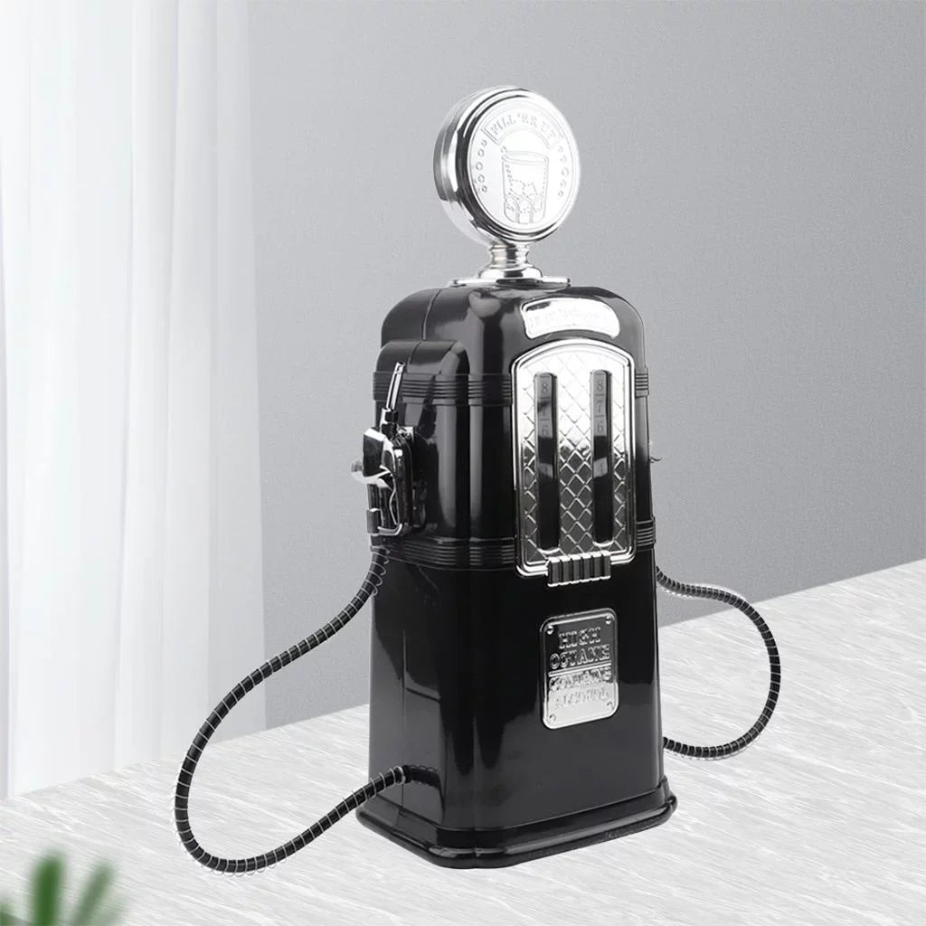 Dual Gas Sizetation Dispenser Gas Pump Vodka Beverage Dispenser Black