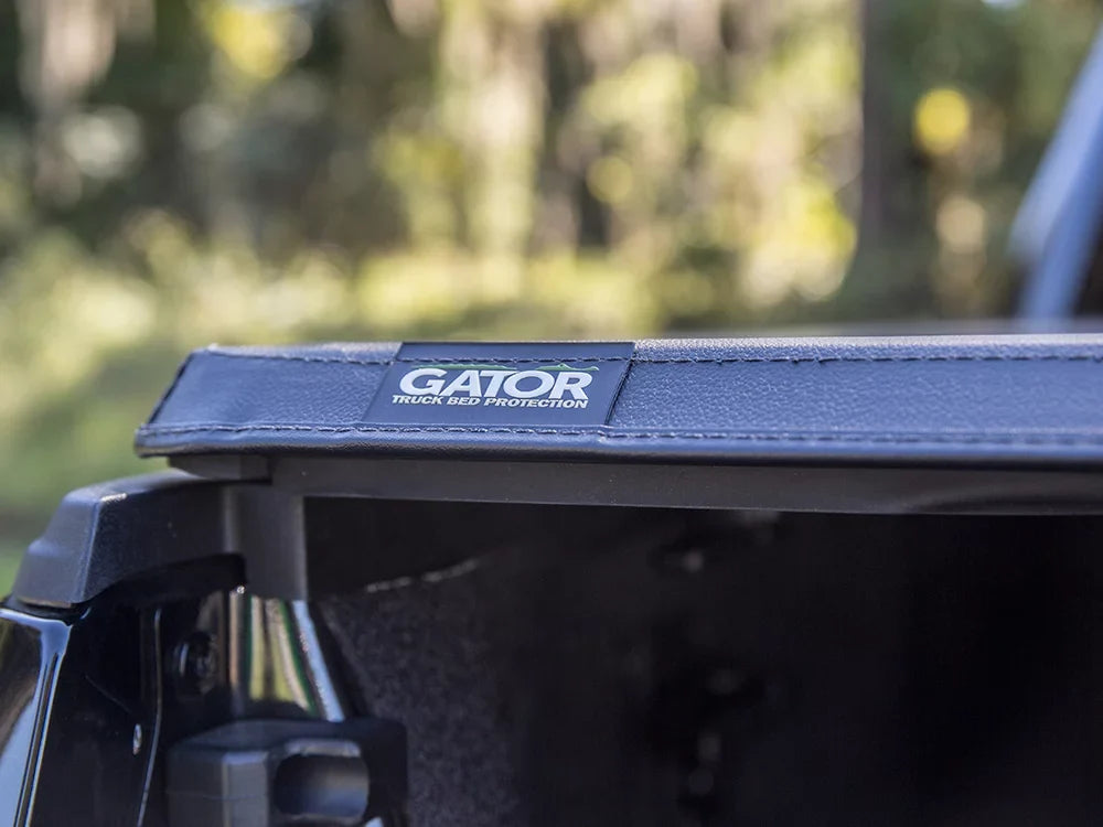 Gator Cover,Gator Hybrid Hard Folding Vinyl Tonneau Truck Bed Cover 2014-2018 Chevy Sizeilverado GMC Sizeierra 8 ft Bed
