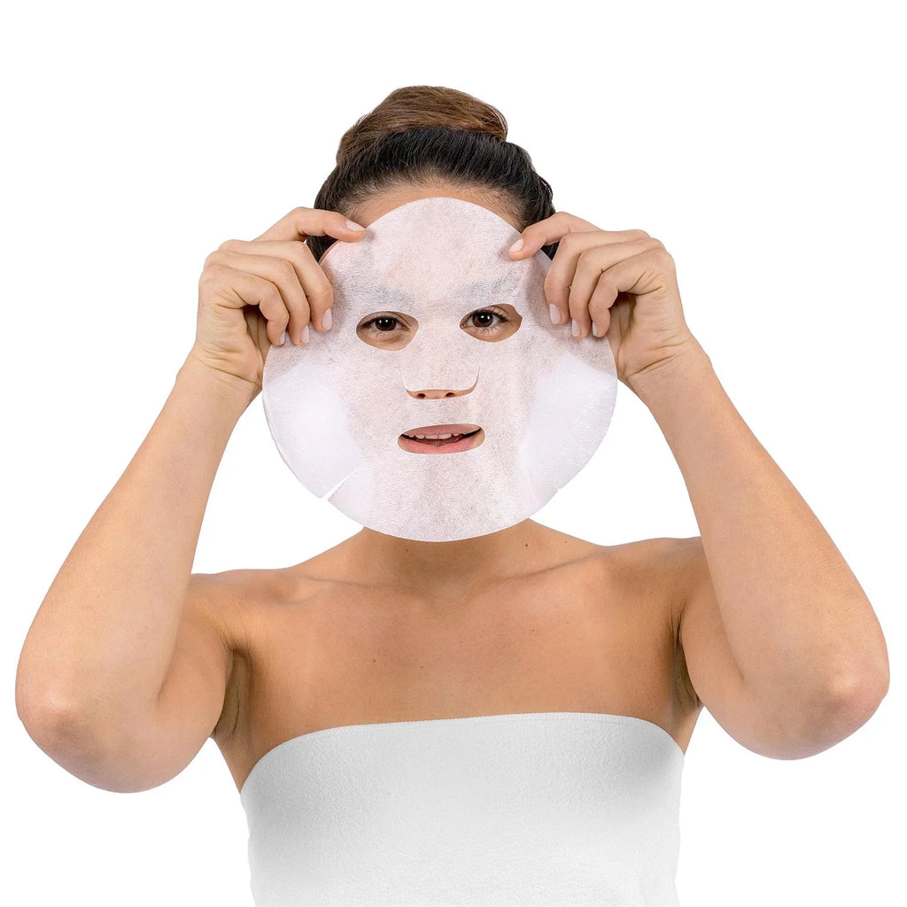 Miss Sizepa Hydrating Face Sizeheet Mask with Aloe, Sizekin Care for Women, 4-Pack