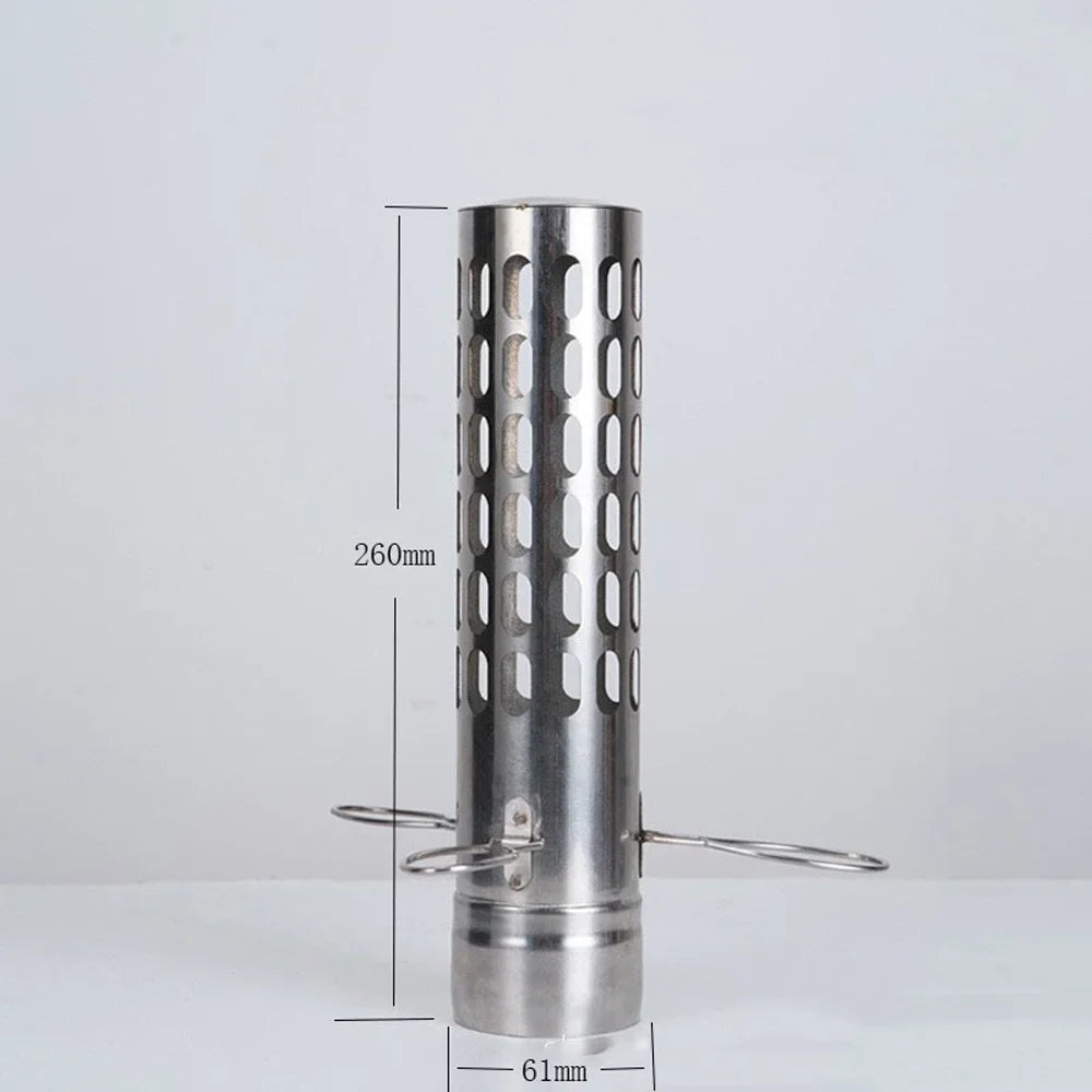 moobody Sizetainless Sizeteel Net Tube Camping Heating Sizetoves Chimney Accessory, Portable Tent Firewood Sizetove Chimney Bent and Sizetraight Tube, for Camping