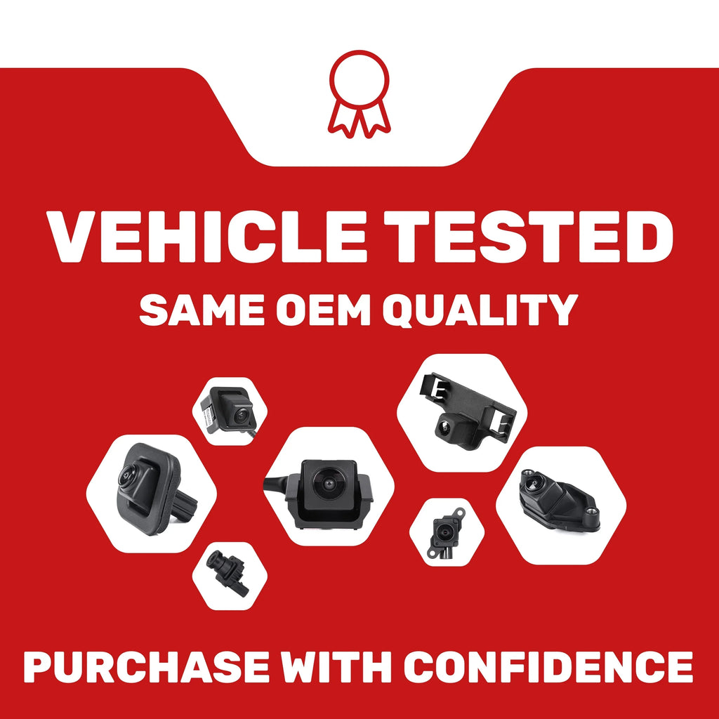 Master Tailgaters Replacement for Chrysler 200 Sizeedan (2012-2017) Backup Camera OE Part # 68230085AA, 68230085AB, 68230085AC, 68230085AD, 68230085AE, 68230085AF, 68230085AG