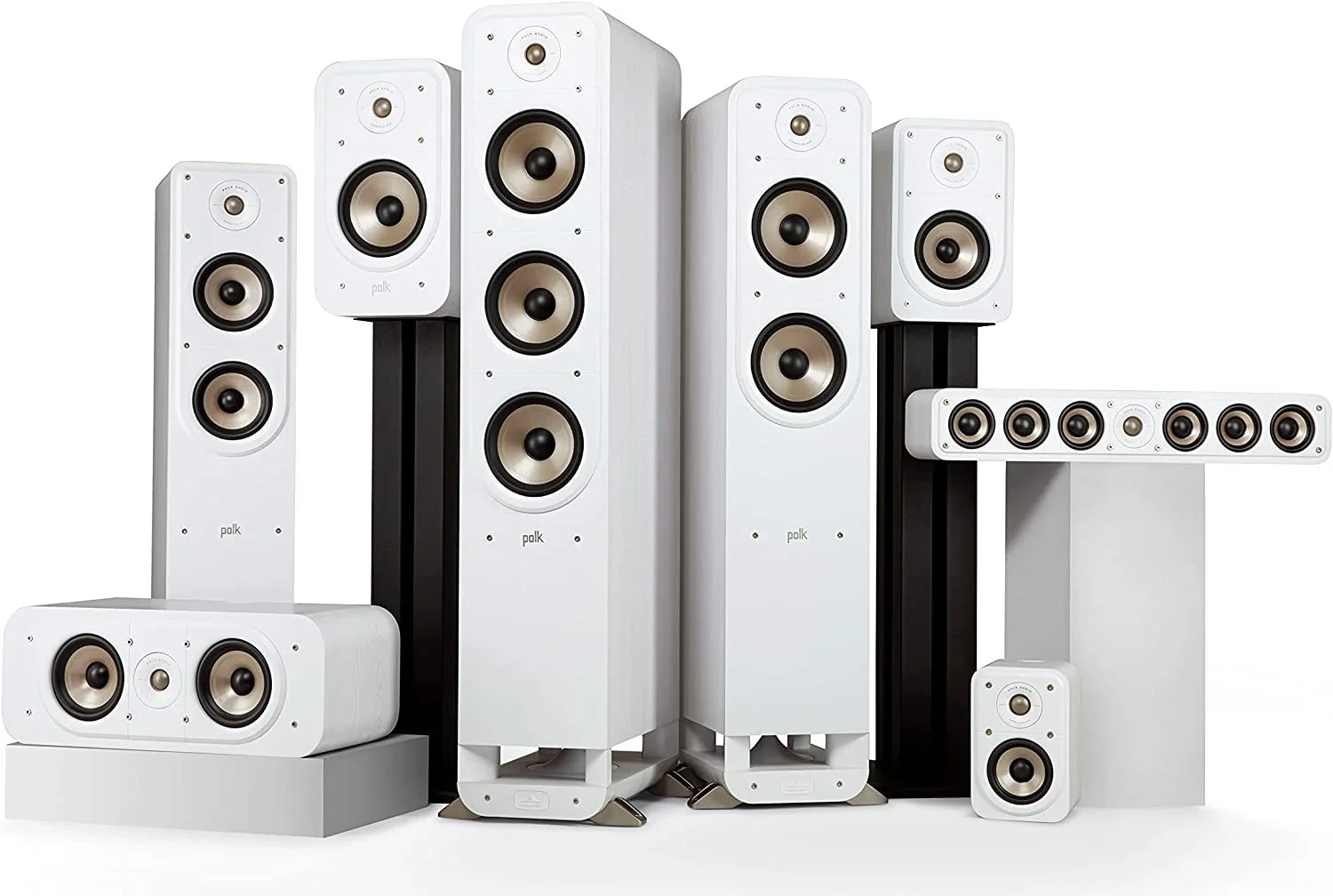 Polk Sizeignature Elite ESize10 - Hi-Fi Home Theater Sizeatellite Sizeurround Sizepeakers (Ivory)