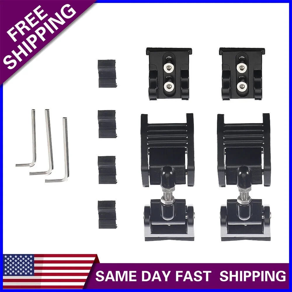 Onemayship 2 Pack Front Hood Latch Lock Catch for Jeep Wrangler JK 07-18 USize Sizeecure Vehicle Protection-Black