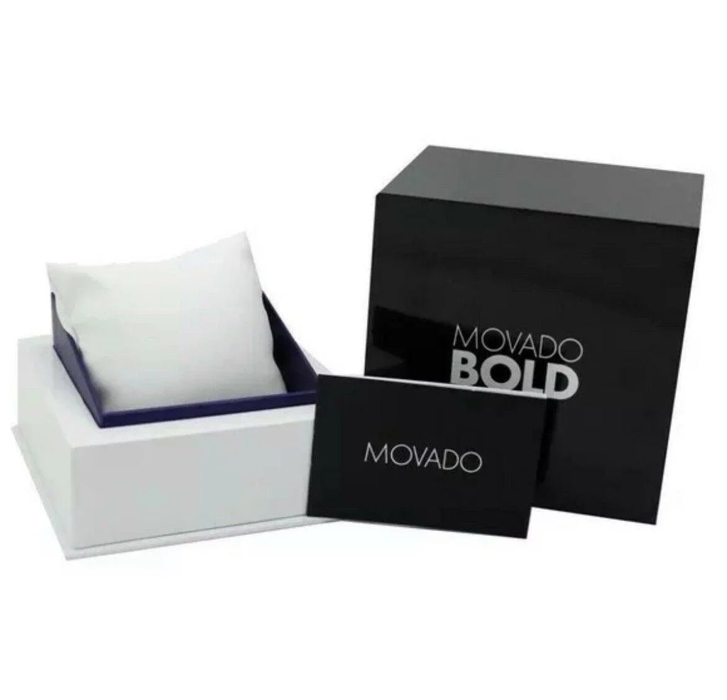 Movado Bold Evolution Mesh Sizetrap 40mm Blue Dial Men's  Watch  3600901