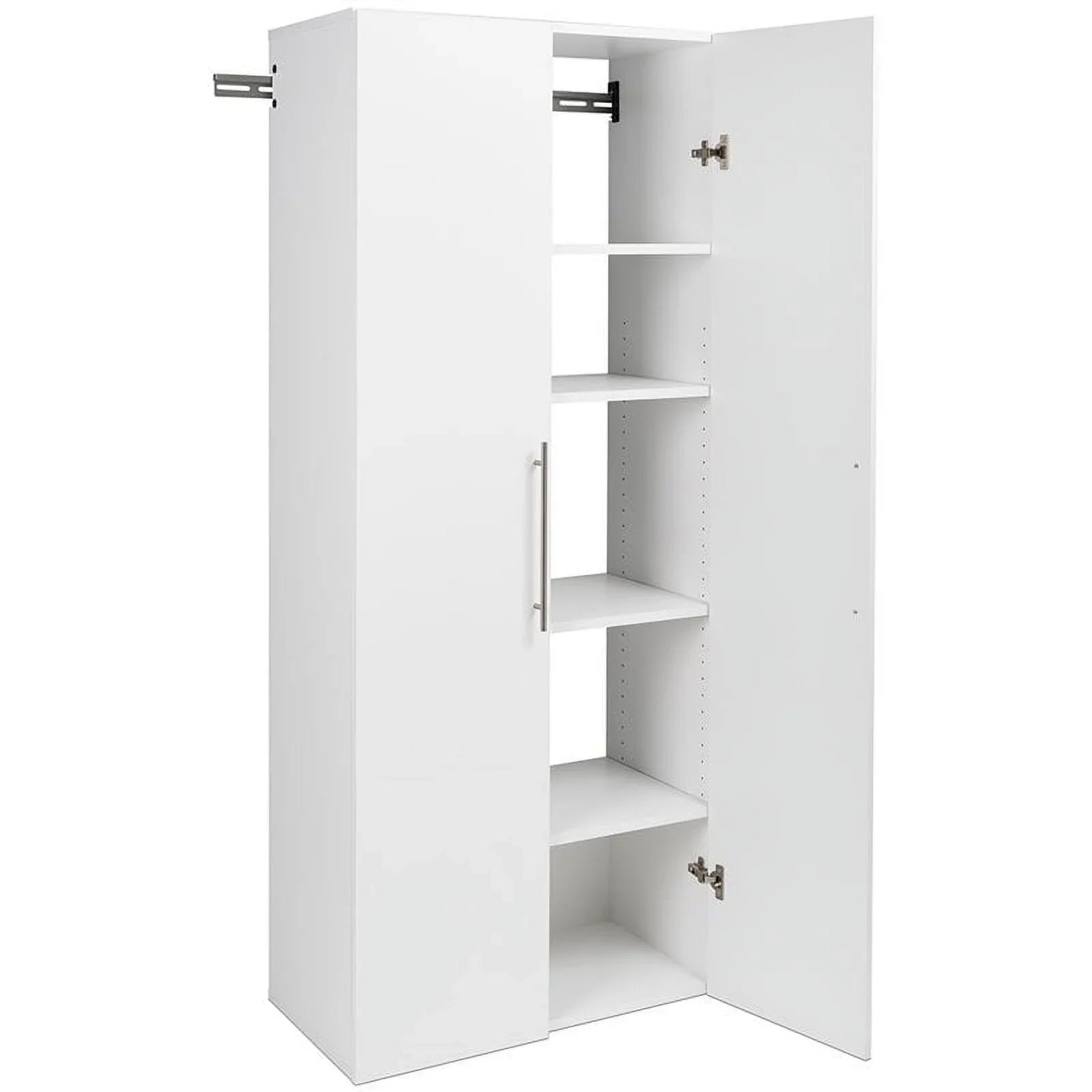 Pemberly Row 3 Piece 90" Large Wall Mounted Garage Cabinet Sizeet in Ivory