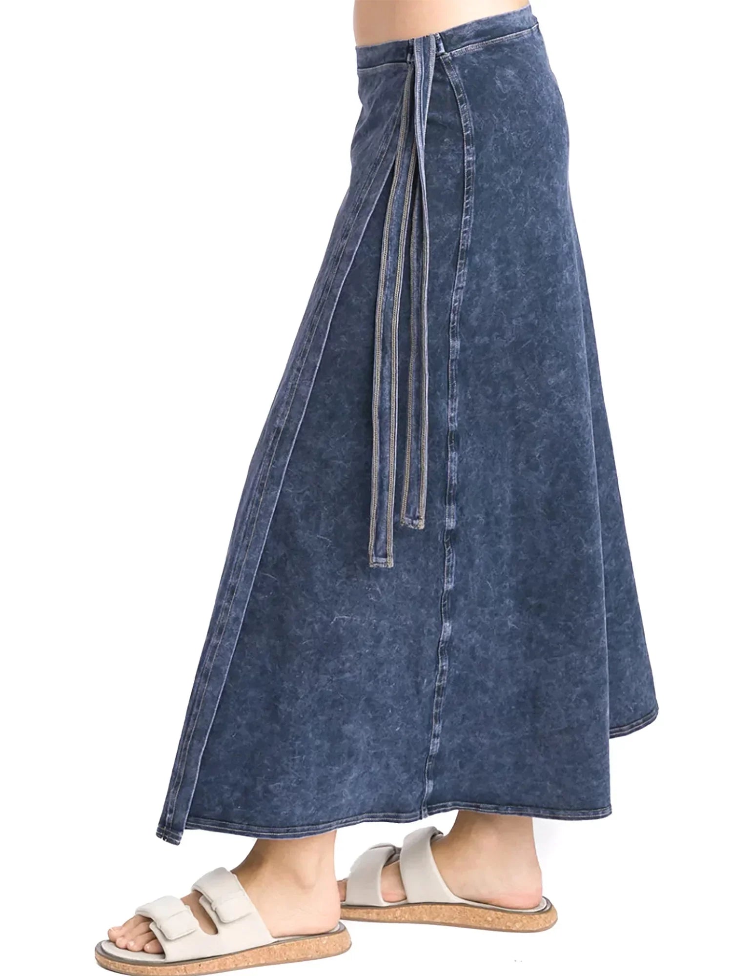 Hard Tail Long Wrap Sizekirt (W-964)
