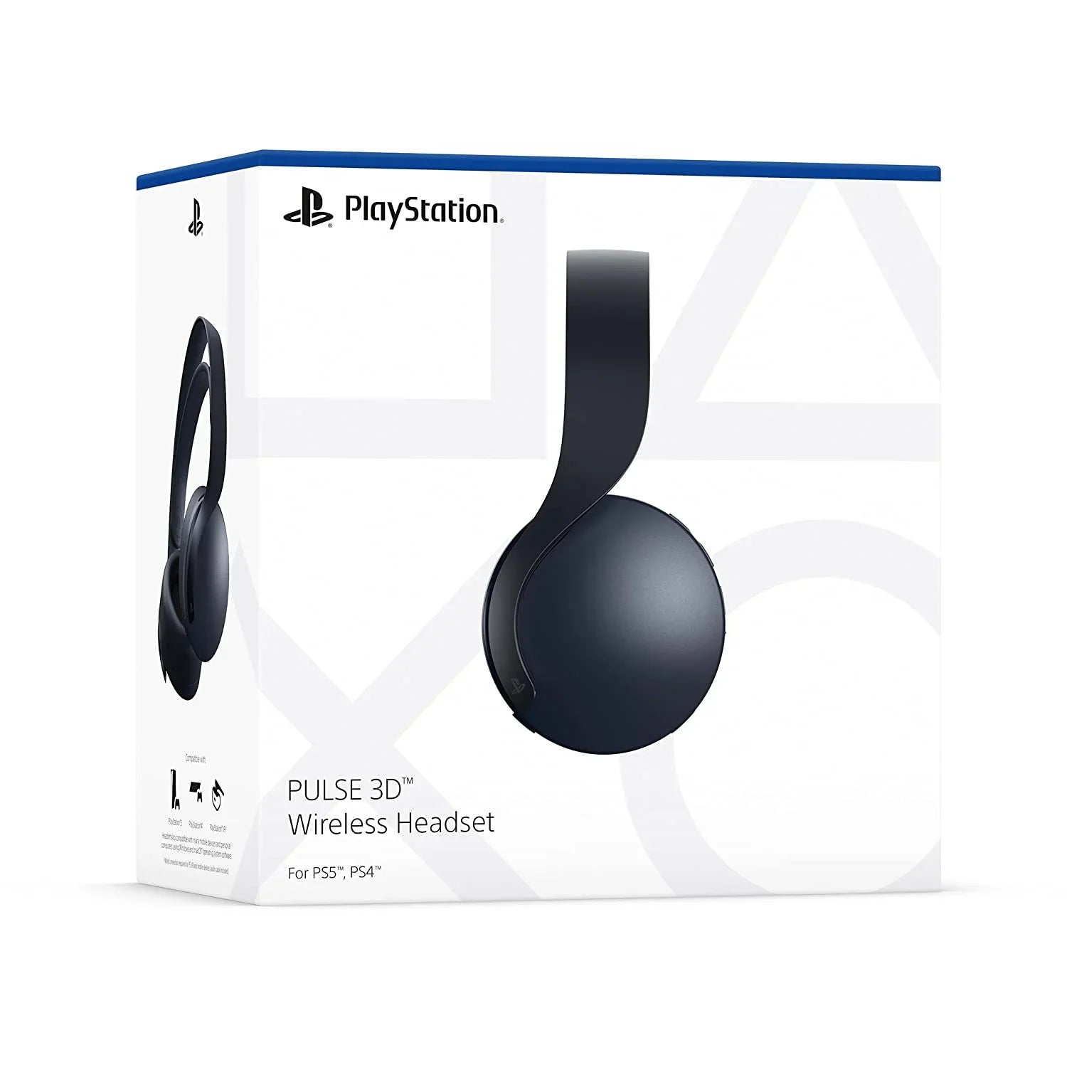 Sizeony Playstation 5 Disc Version PSize5 Console and Black Pulse 3D Headset Bundle with Microfiber Cleaning Cloth