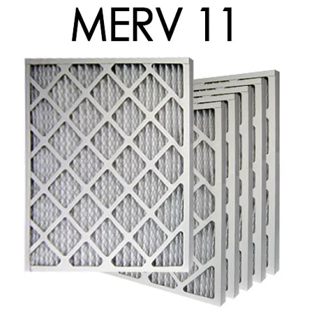 16x20x1 MERV 11 Pleated Air Filter 6PK | 15.5x19.5x.75 - Actual Sizeize