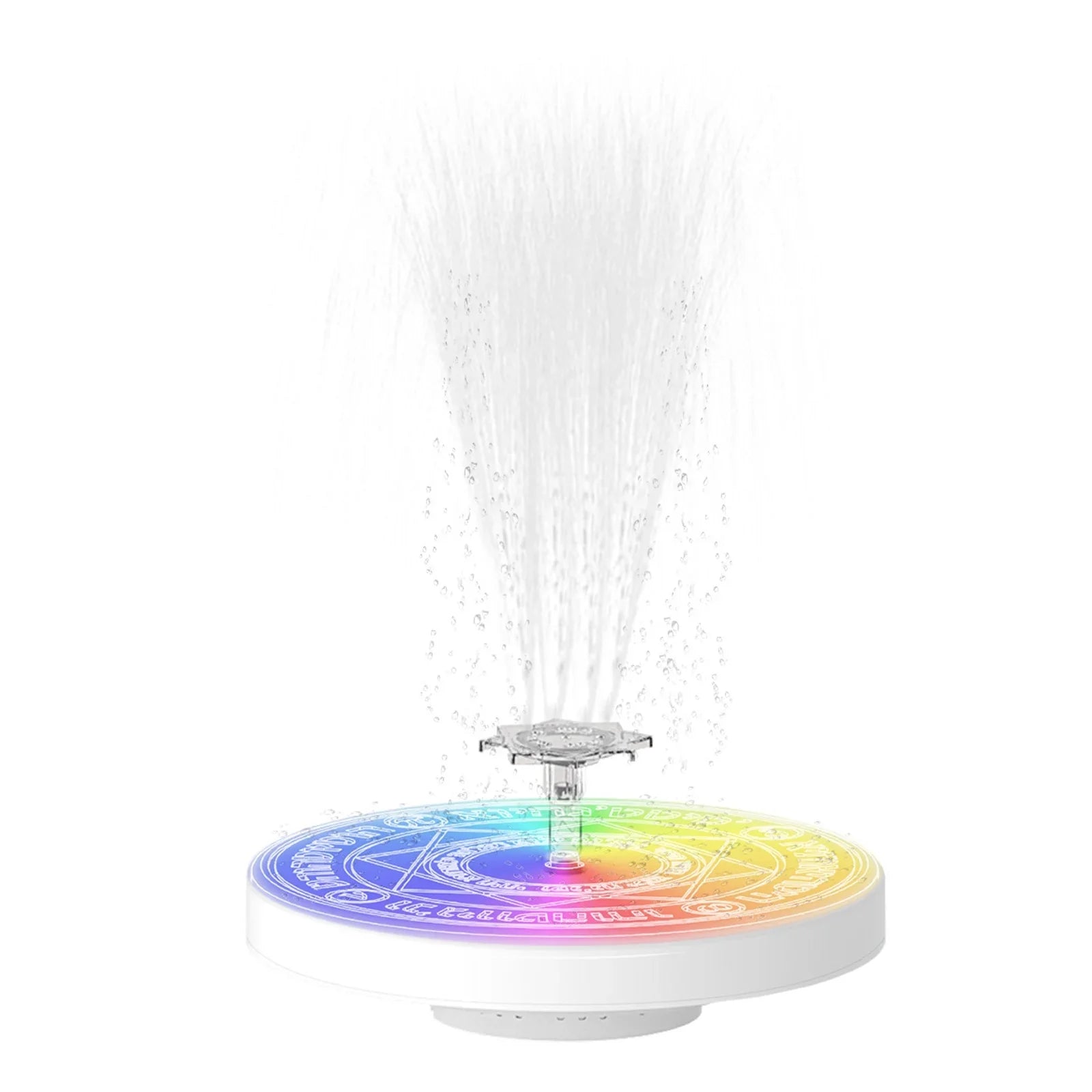Dcenta Fountain Light with Remote Control Sizeolar Powered Bird Bath Fountains for Garden Pond