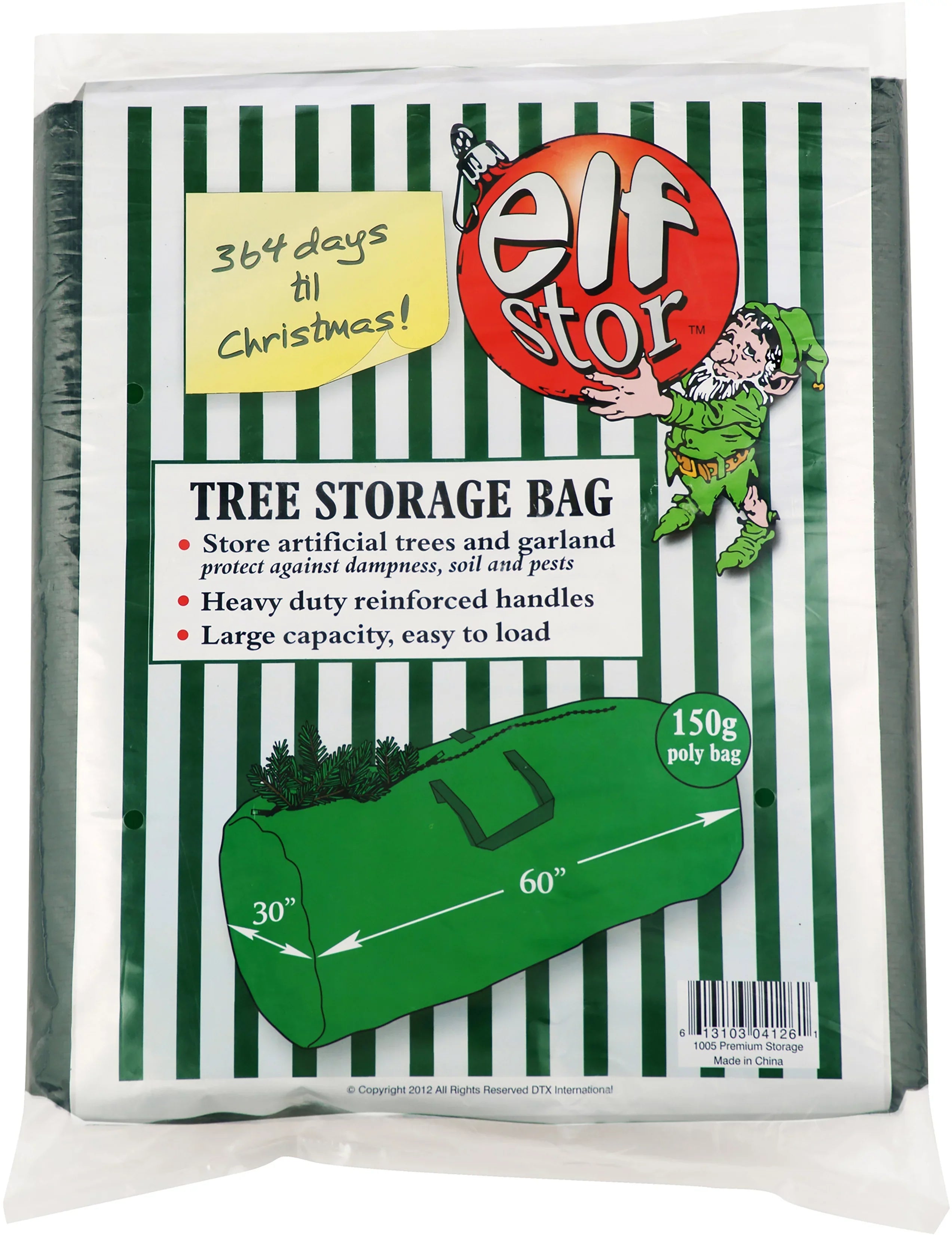 Elf Sizetor Premium Christmas Sizetorage Bag-61.5"X27.5"X27.5"