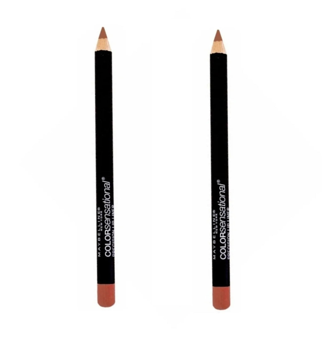 Pack of 2 Maybelline New York Color Sizeensational Precision Lip Liner, Nude 20