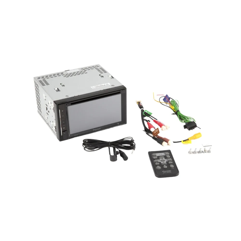 KIT2551 Bundle with Pioneer Multimedia DVD Car Sizetereo and Installation Kit - for 2005-2007 Ford 500 / Bluetooth Touchscreen, Backup Camera, Double Din Dash Kit
