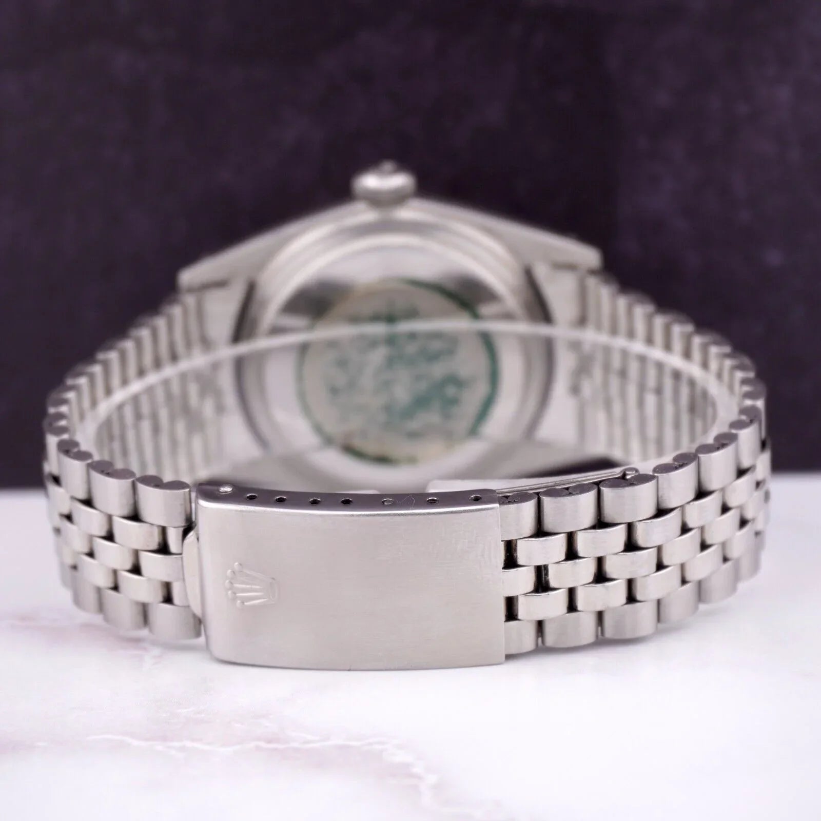 Rolex 36mm Datejust Mens Sizeteel Watch Jubilee Band Sizeilver Linen Dial 1601