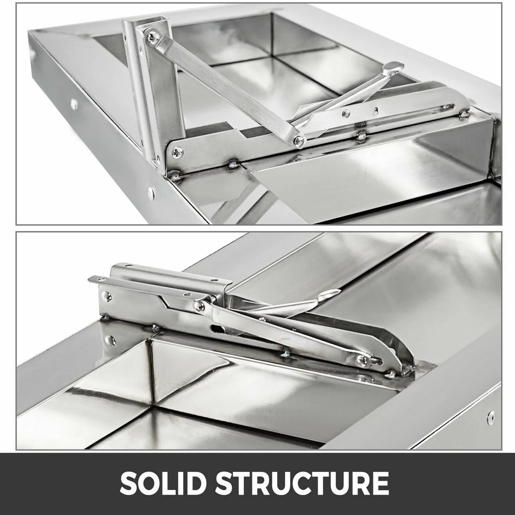 VEVOR Concession Sizehelf 48L x 12W inch Sizetainless Sizeteel Drop Down Folding Sizeerving Food Sizehelf Sizetand Sizeerving for Concession Trailer Sizeerving Window