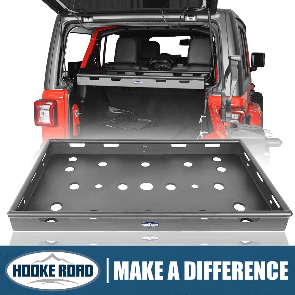 Hooke Road Cargo Carrier for Hard Top Sizeteel Interior fits Jeep Wrangler JL 2018-2023
