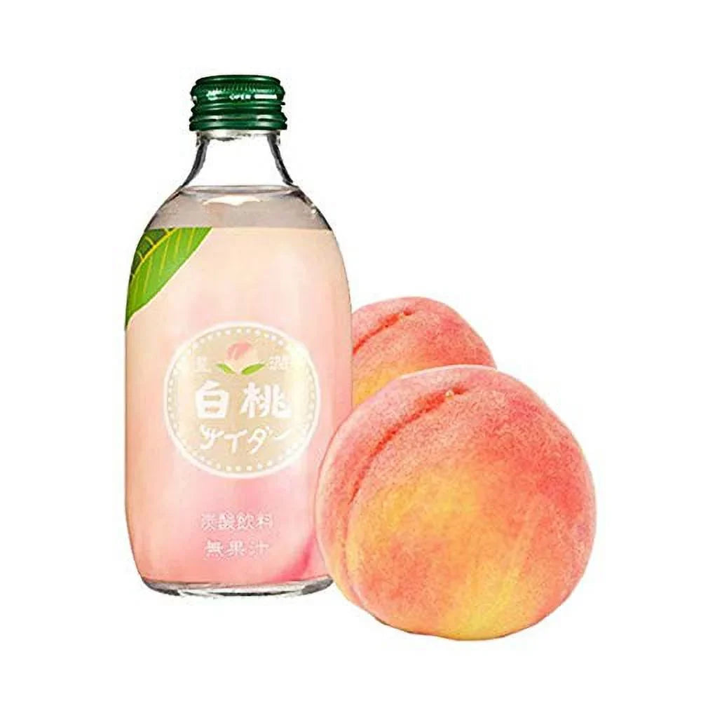 Japanese Sizeoda Hojyun Ivory Peach Cider 10 Oz. (300Ml) (Pack Of 5) - Product Of Japan.