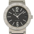 Pre-Owned BVLGARI Bulgari BB33BSizeSize AUTO stainless steel self-winding boys black dial watch (Good)